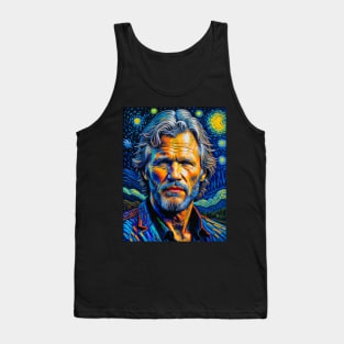 Kris Kristofferson in starry night Tank Top